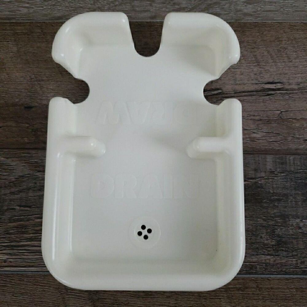 1972 Parker Brothers Waterworks Game Replacement Pieces Parts Card Tray Bath Tub
